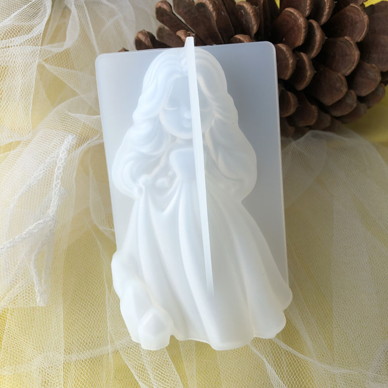 Soap Making Supplies Australia - Moule à bougie princesse 3D en