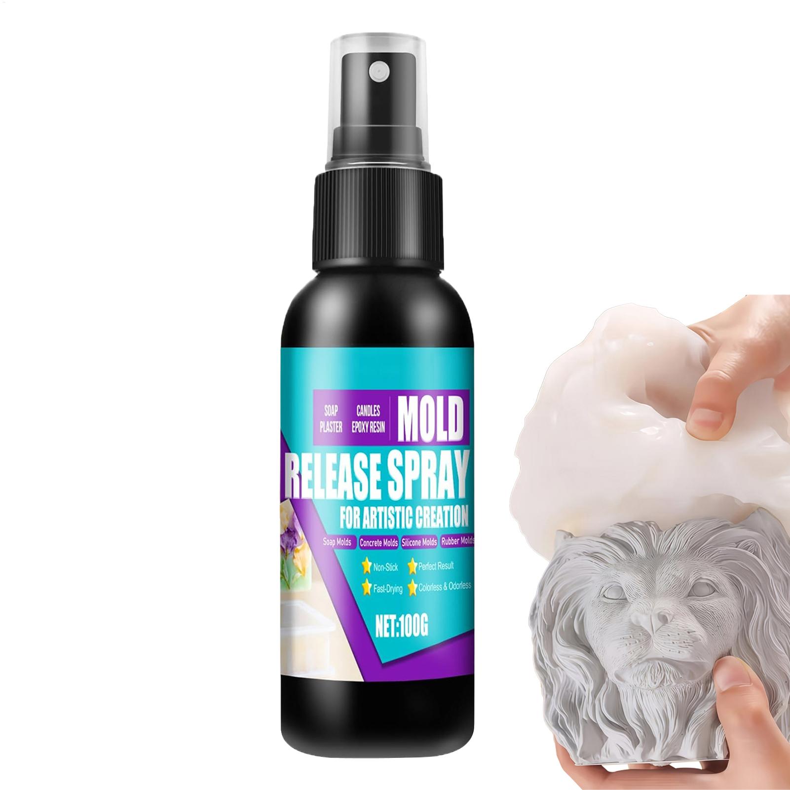 Soap Making Silicone Molds - Spray de démoulage 100g, agent antiadhésif