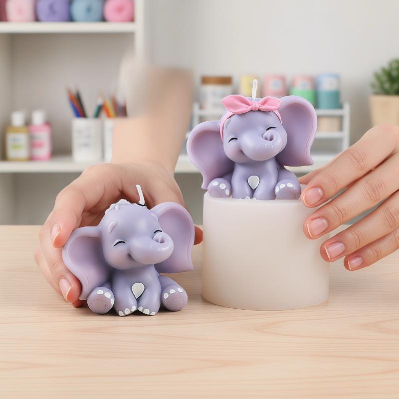 Melt Pour Soap Base - Moule à bougie en silicone 3D