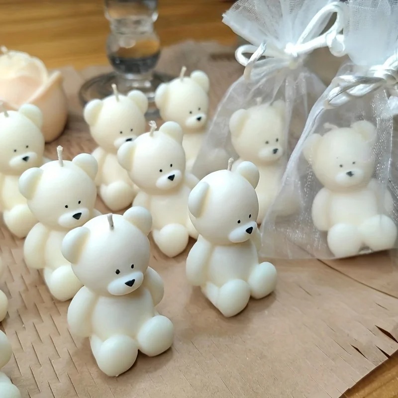Soap Making Additives - Moule ours en Silicone pour bougies
