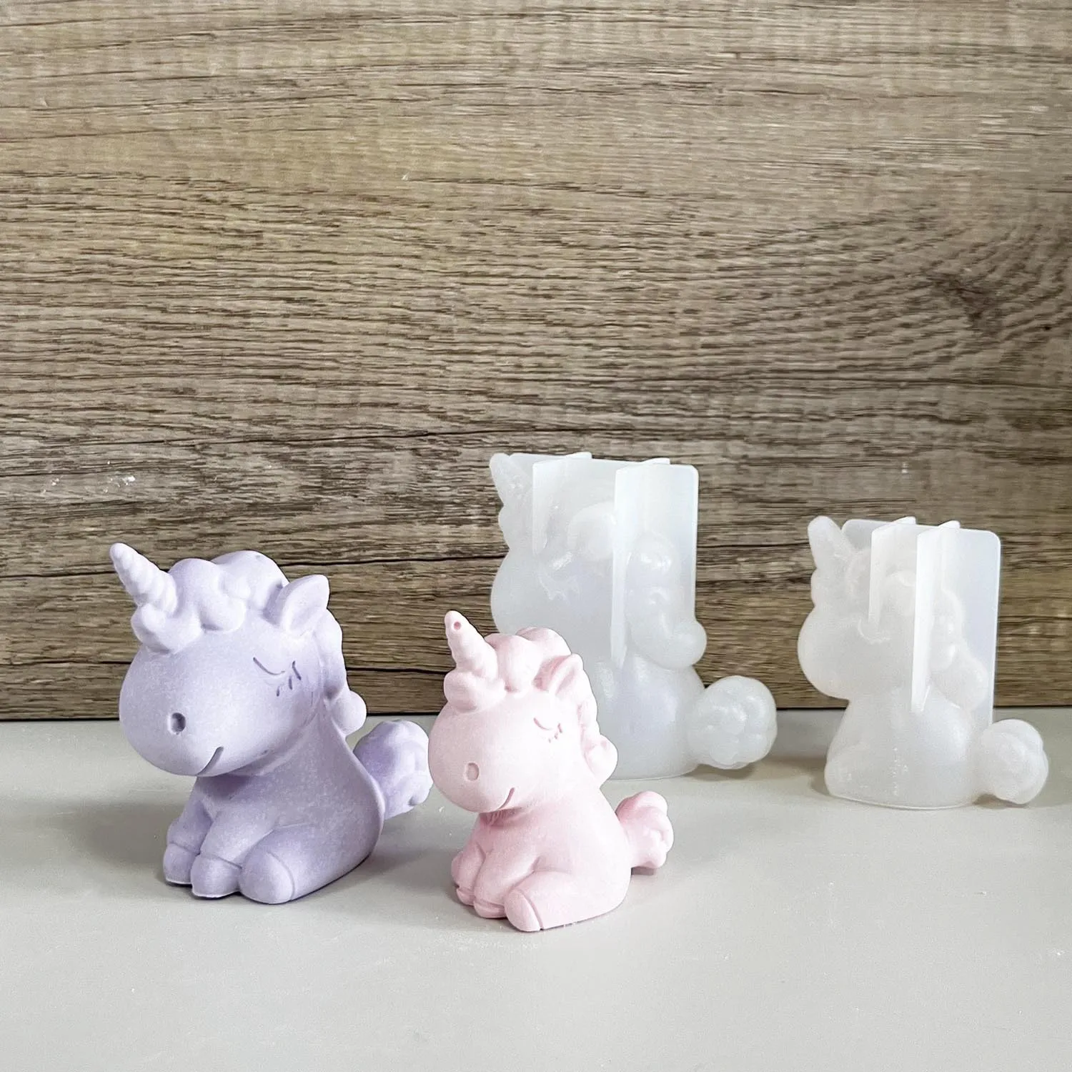Soap Making Supplies Australia - Moule géométrique 3D en Silicone, licorne,