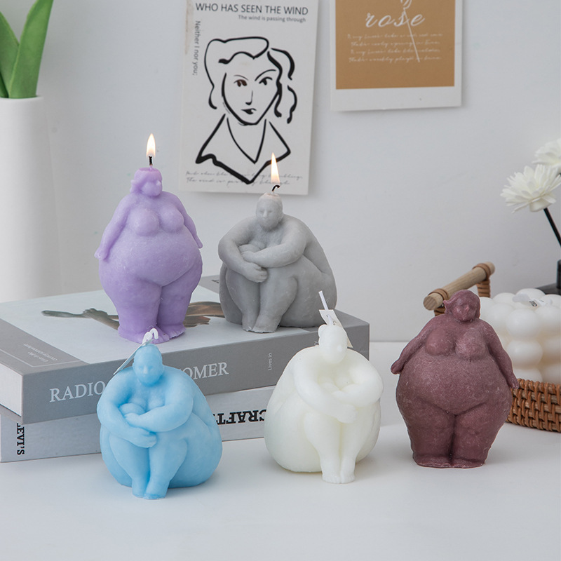 Soap Making At Home - 3D grosse femme/homme Portrait bougie Silicone