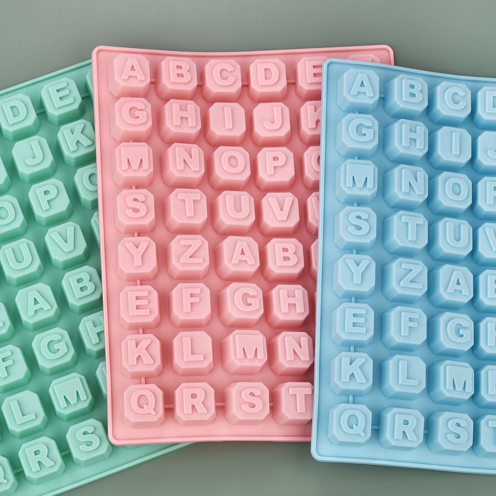 Soap Making Supplies Australia - 48 lettre Enghish Alphabet lettre Silicone
