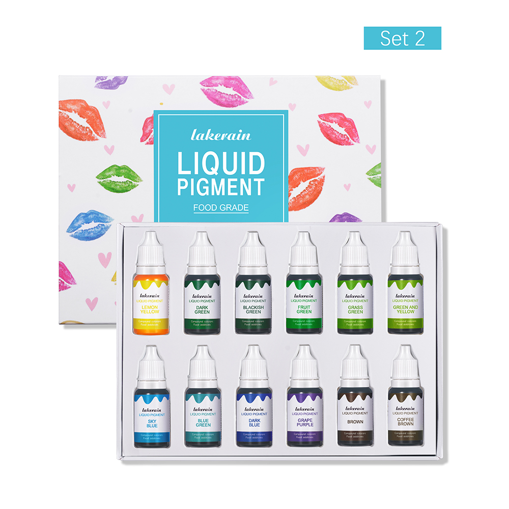 Soap Making Using Soap Base - Kit de pigments liquides DIY 12