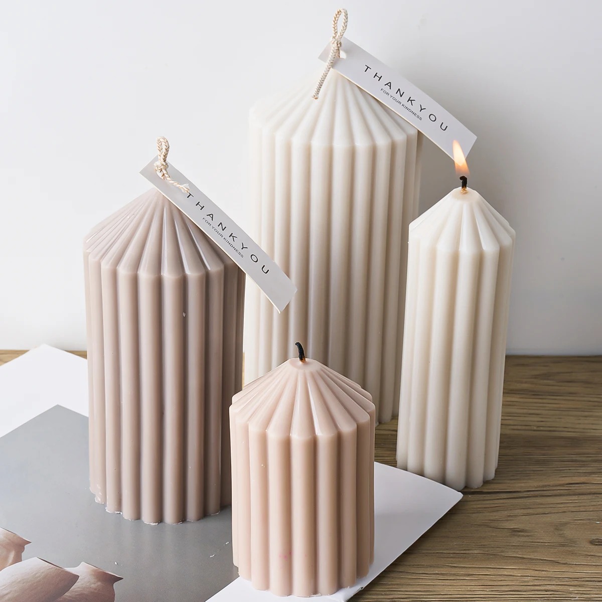 Soap Making At Home - Moule cylindrique en Silicone pour bougies