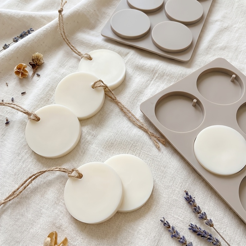 Moule en silicone rond à 6 cav - Soap Making Accessories avis et prix