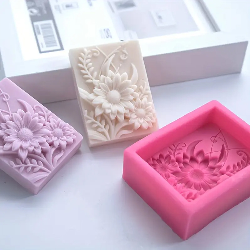 Moule à savon carré en Silicon - Soap Making Additives avis et prix