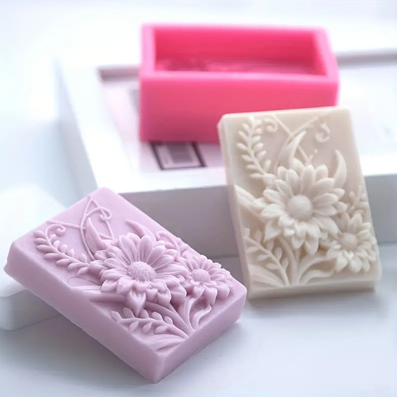 Moule à savon carré en Silicon - Soap Making Additives avis et prix