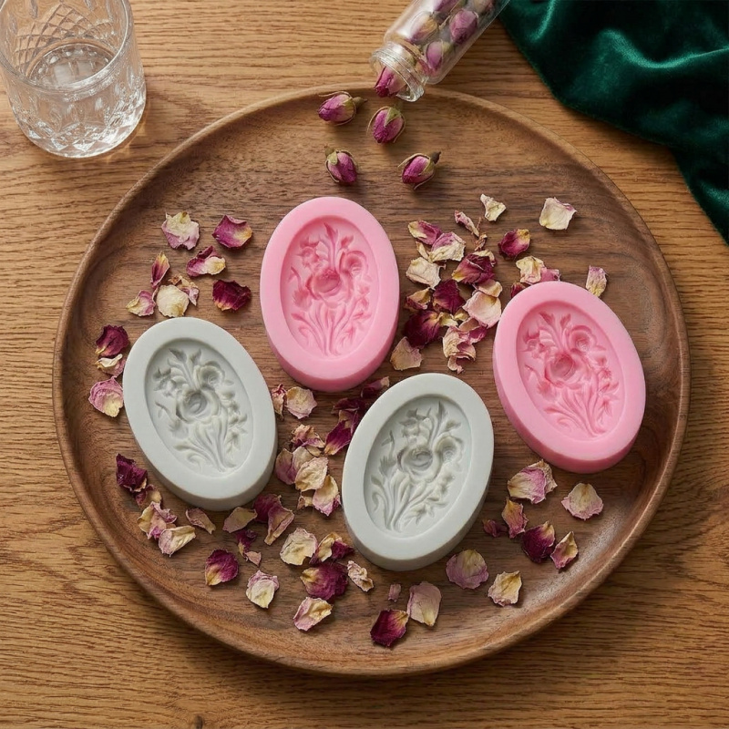 4 moules en silicone en forme  - Soap Making Silicone Molds avis et prix